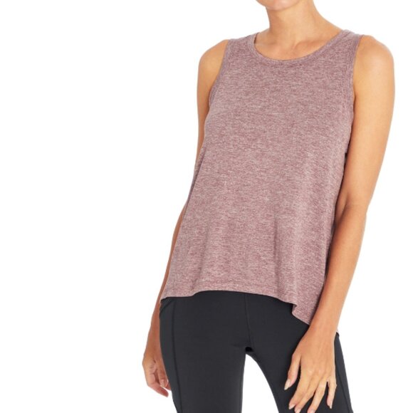 Balance Collection by Marika - Kingsley Yoga Tank | Heather Plum Wine | Small - Picture 2 of 4